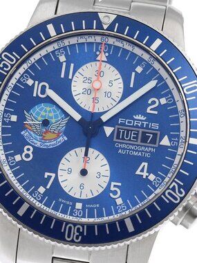 FORTIS Cosmonaut 638 Blue Impulse 638.10.141.4 Chronograph AT Men's_960007